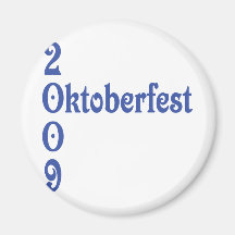 oktoberfest 2009 fridge magnet