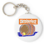 Oktoberfest beer keg keychains