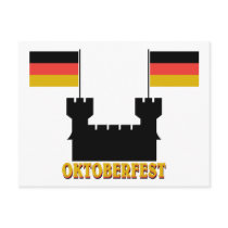 Oktoberfest Castle Postcard