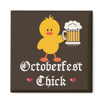 Oktoberfest Chick Magnet
