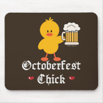 Oktoberfest Chick Mousepad