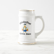 Oktoberfest Chicken Dance Coffee Mugs