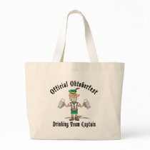 Oktoberfest Drinking Team Captain Gift Tote Bags