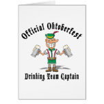 Oktoberfest Drinking Team Captain Gift Cards