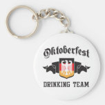 Oktoberfest drinking team key chain