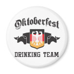 Oktoberfest drinking team magnets