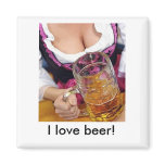 Oktoberfest, I love beer! magnets