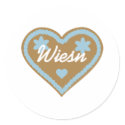 Oktoberfest lebkuchen heart stickers