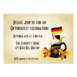Oktoberfest, Pumpkins, Beer Custom Invitation