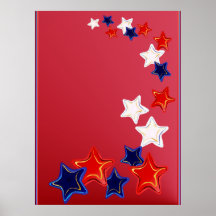 Ol' Glory Stars Poster