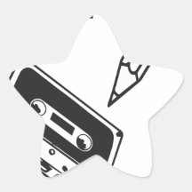 ol school cassette sticker