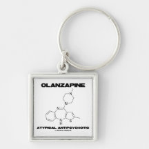 Olanzapine Atypical Antipsychotic (Molecule) Key Chains