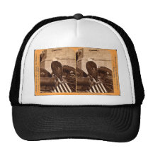 Old Abe, The Wisconsin War Eagle- Stereoview Hat