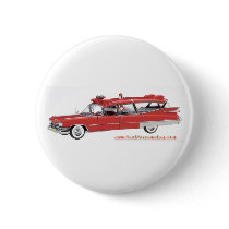 Old Ambulance EMT Paramedic Button