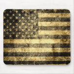 Old American Flag Grunge 2 Mousepad