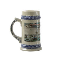 Old Amsterdam Sail Ships Drinking Stein Coffee Mug