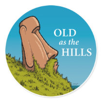 Old as the Hills Sticker