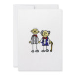 Old Asian Gay Couple invitations