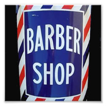 old barber shop sign photo