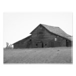 OLD BARN (BLACK AND WHITE) PHOTO ART