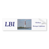 "Old Barney" Barnegat Lighthouse LBI NJ Bumper Stickers