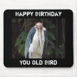 Old Bird Birthday Mousepad