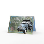 Old Blue dumptruck-customise cards