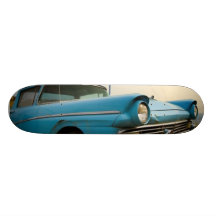 old-blue skateboard