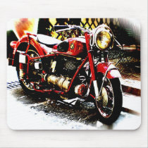 Old bmw moterbike mouse mats