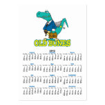 old bones funny dino dinosaur toon business cards