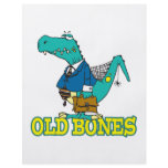 old bones funny dino dinosaur toon flyers