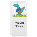 old bones funny dino dinosaur toon rack cards