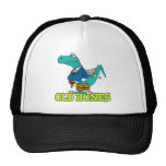 old bones funny dino dinosaur toon trucker hat