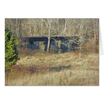 Old Bridge at Green Lane Reservoir Note Card
