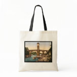 Old bridge, Orthes (i.e., Orthez), Pyrenees, Franc bags