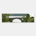 Old Bridge With Green Field In Front Of It Bumper Sticker