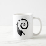 Old BSD Spyral Face Logo Coffee Mug