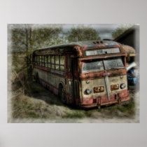Old Bus Posters