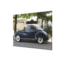 Old but very well kept Audi car. Stretched Canvas Prints
