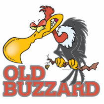 old buzzard funny cartoon character photo sculpture
