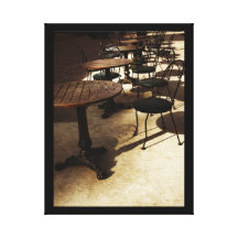 old cafe canvas print
