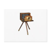 OLD CAMERA POST CARD