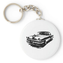 Old car cars rare vintage mustang key chain