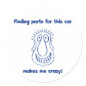 Old Car Parts stickers