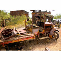 Old Car photo sculpture