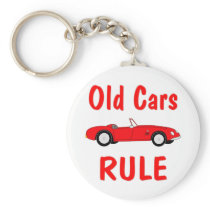 Old Cars Rule Keychains