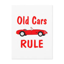Old Cars Rule Postcards