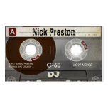 Old Cassette DJ Business Card