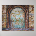Old Church Door Print