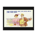 Old Comic Postcard - A Long Time Dead